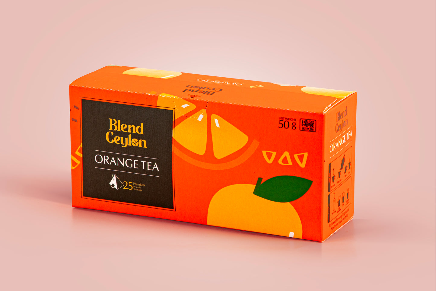 Orange Tea - Blend Ceylon Black Tea - Flavoured Black Tea