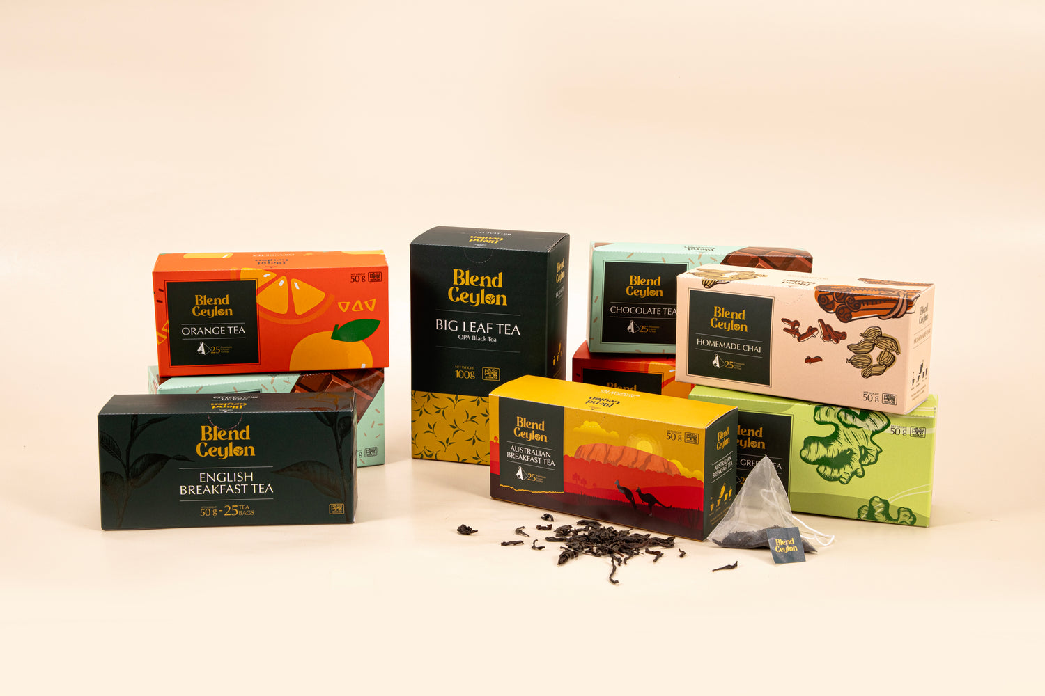 Blend Ceylon tea full range